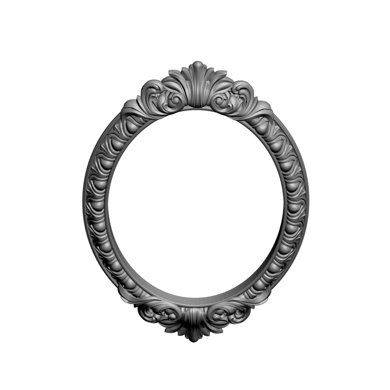 картинка Рамка резная D14-641 3D-STL.COM