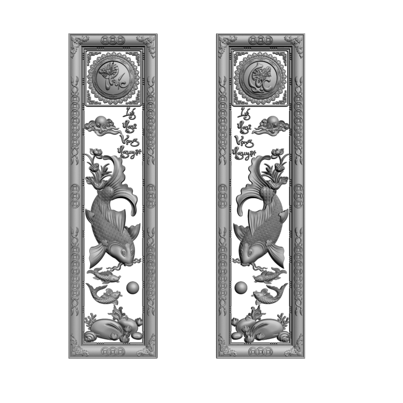 картинка Панель резная Рыбка D11-139 3D-STL.COM