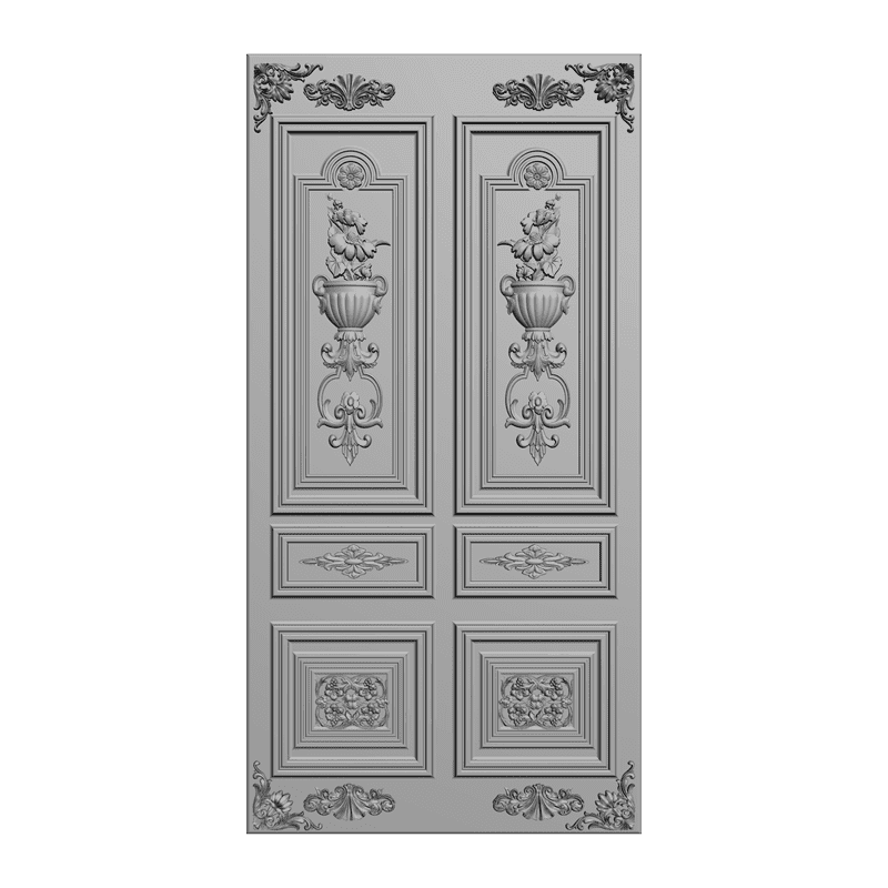картинка Дверь резная H3-019 3D-STL.COM