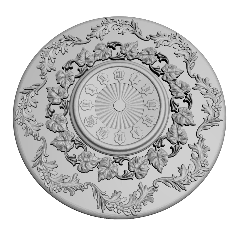 картинка Розетка резная D16-383 3D-STL.COM