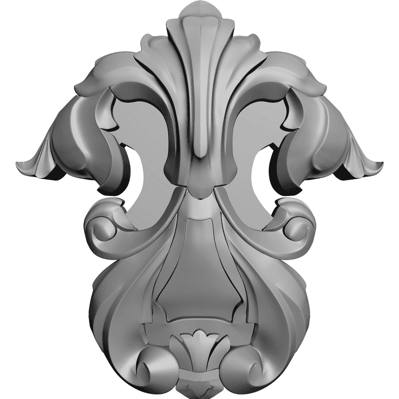 картинка Накладка резная D10-009 3D-STL.COM