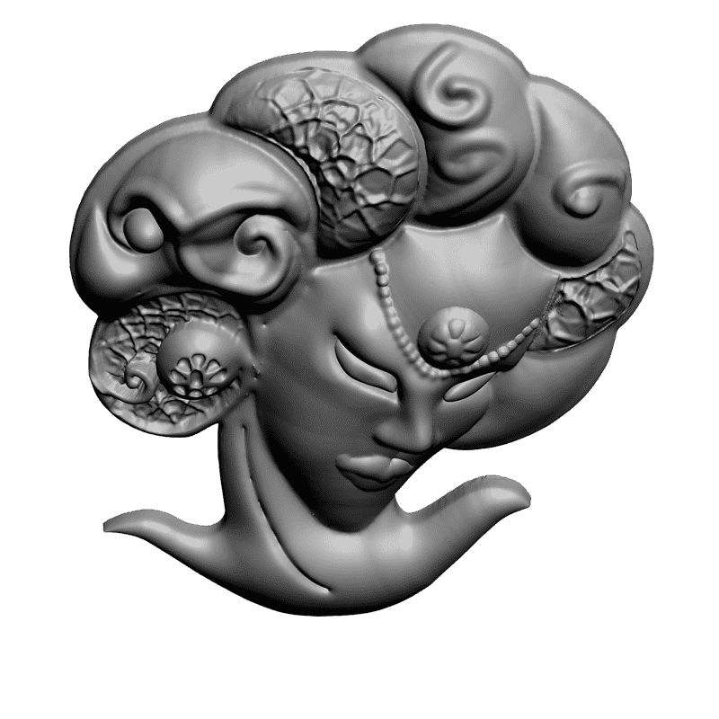 картинка Венецианская маска L1-060 3D-STL.COM