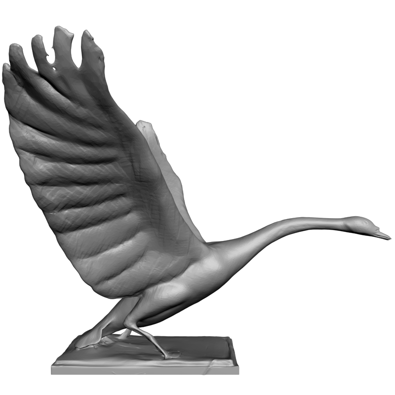 картинка Птица на взлёте F3-071 3D-STL.COM