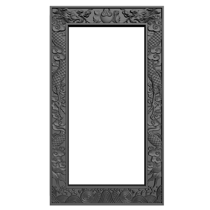 картинка Рама резная D14-221 3D-STL.COM