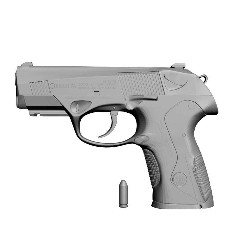 картинка Пистолет Beretta Px4 Storm RO2-041 3D-STL.COM