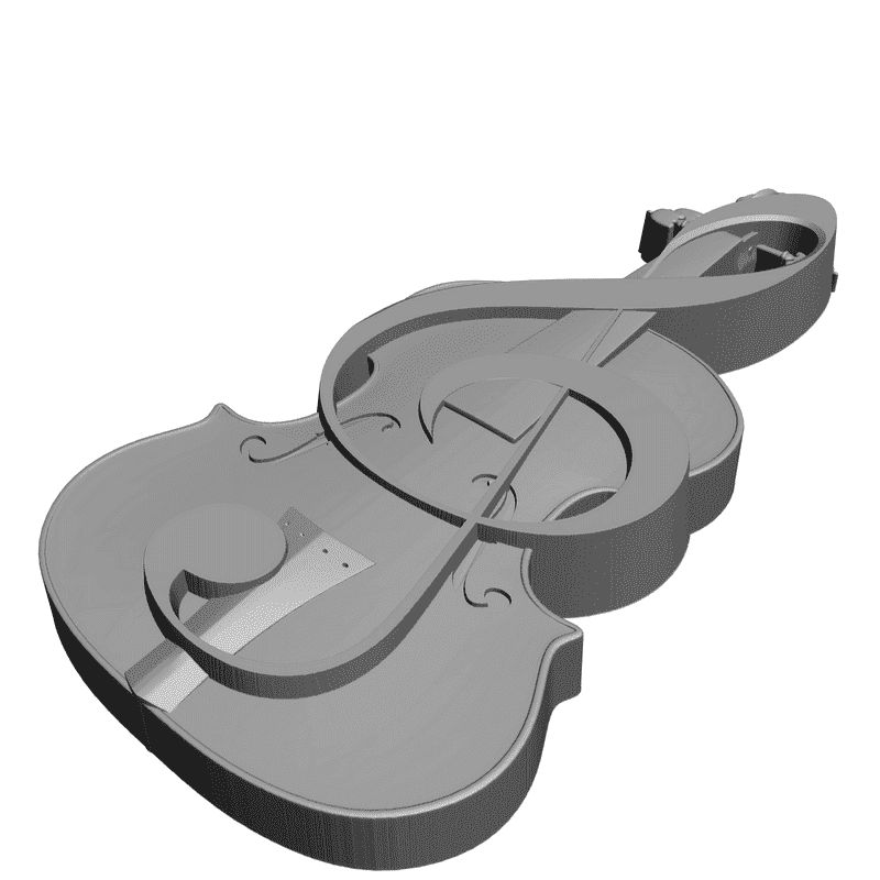картинка Виолончель P2-003 3D-STL.COM