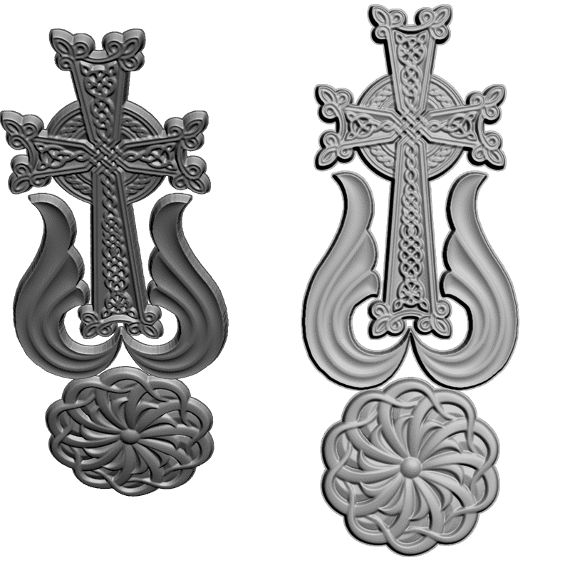 картинка Крест V5-012 3D-STL.COM