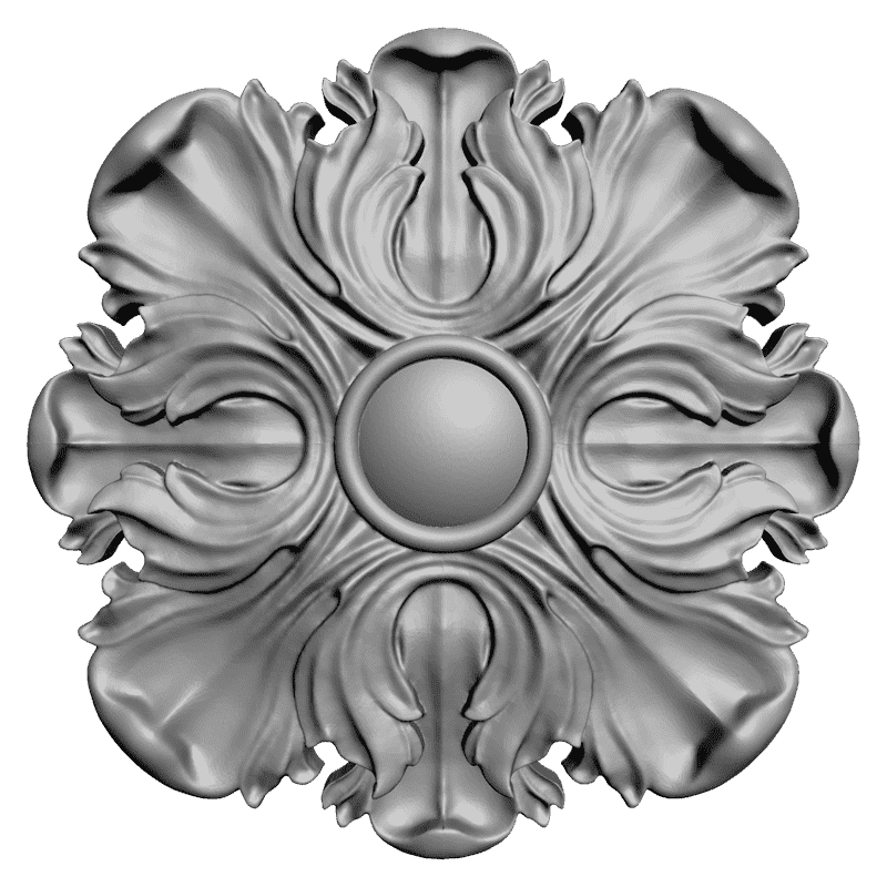 картинка Розетка резная D16-147 3D-STL.COM