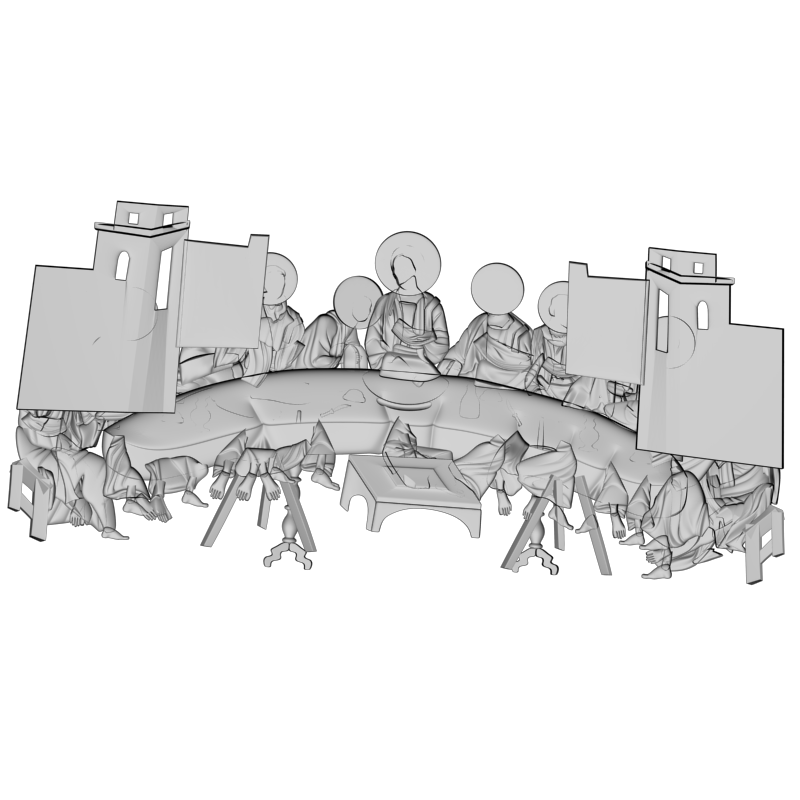 картинка Тайная вечерня V9-110 3D-STL.COM
