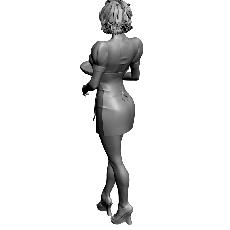 картинка Красивая девушка L3-194 3D-STL.COM
