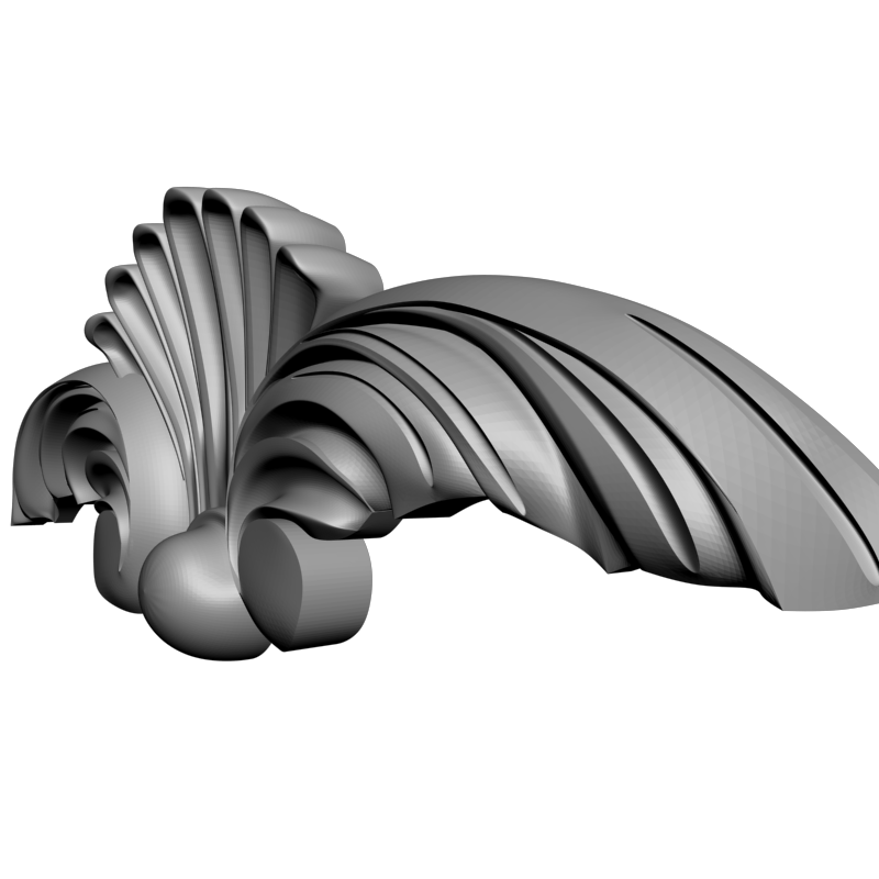 картинка Накладка резная D10-319 3D-STL.COM