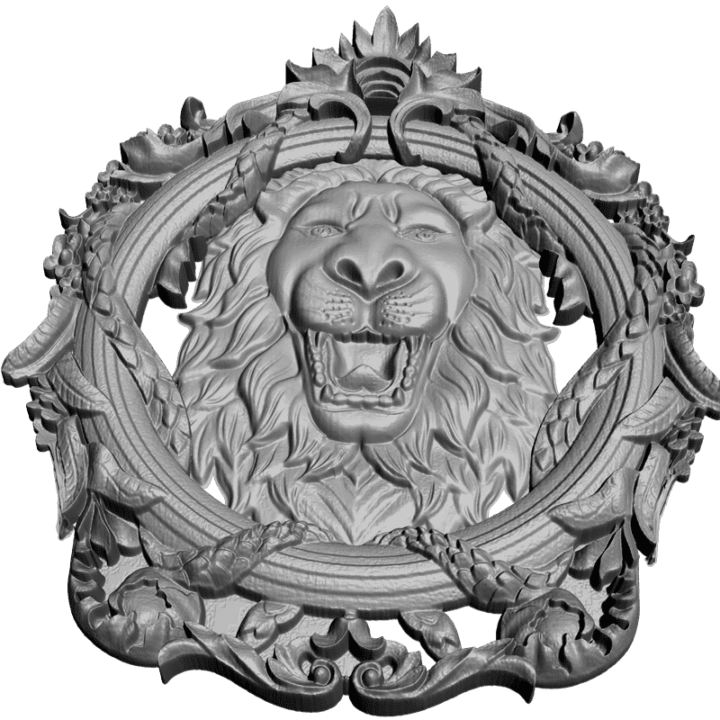 картинка Лев F1-129 3D-STL.COM