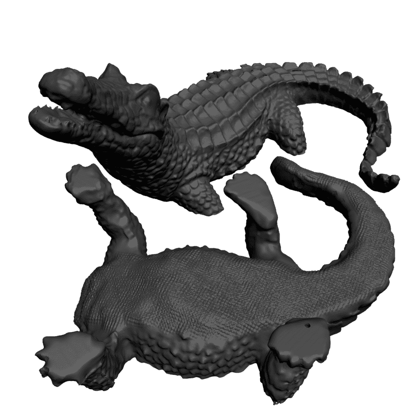 картинка Аллигатор F2-016 3D-STL.COM