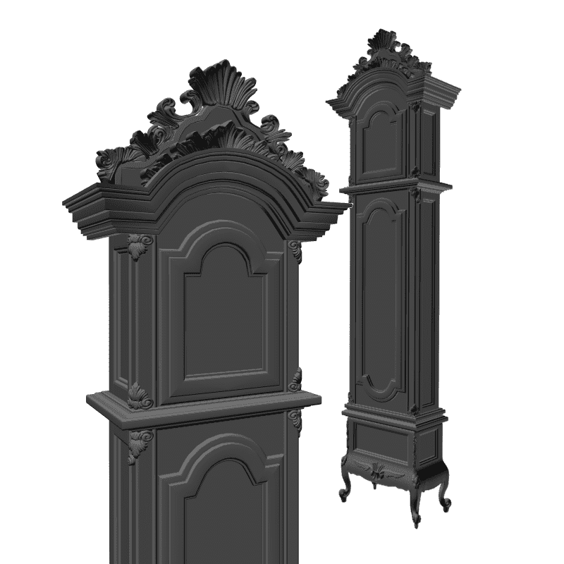 картинка Часы напольные P3-096 3D-STL.COM