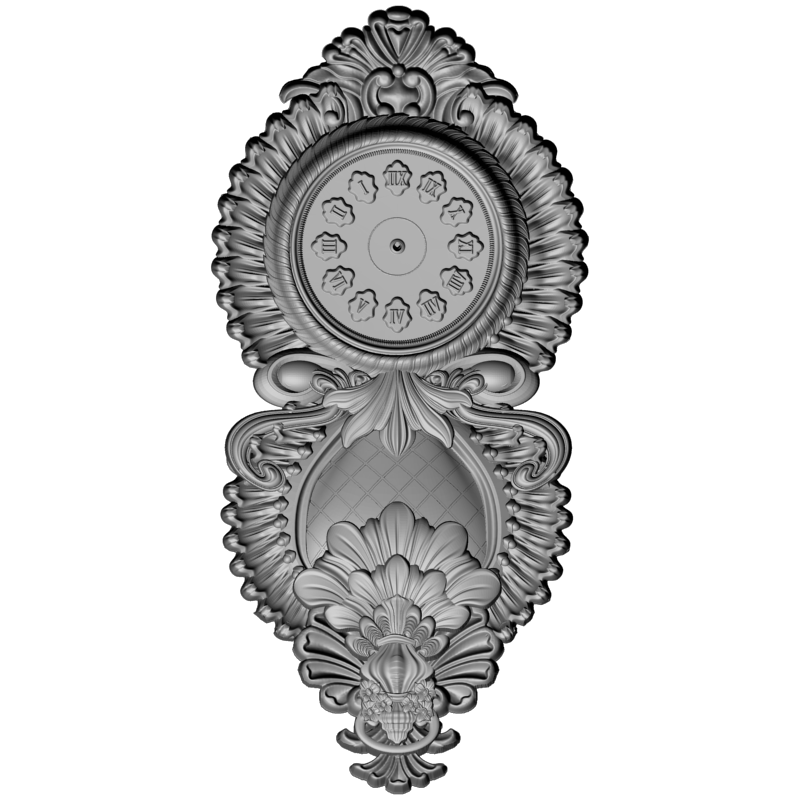 картинка Часы настенные P3-093 3D-STL.COM