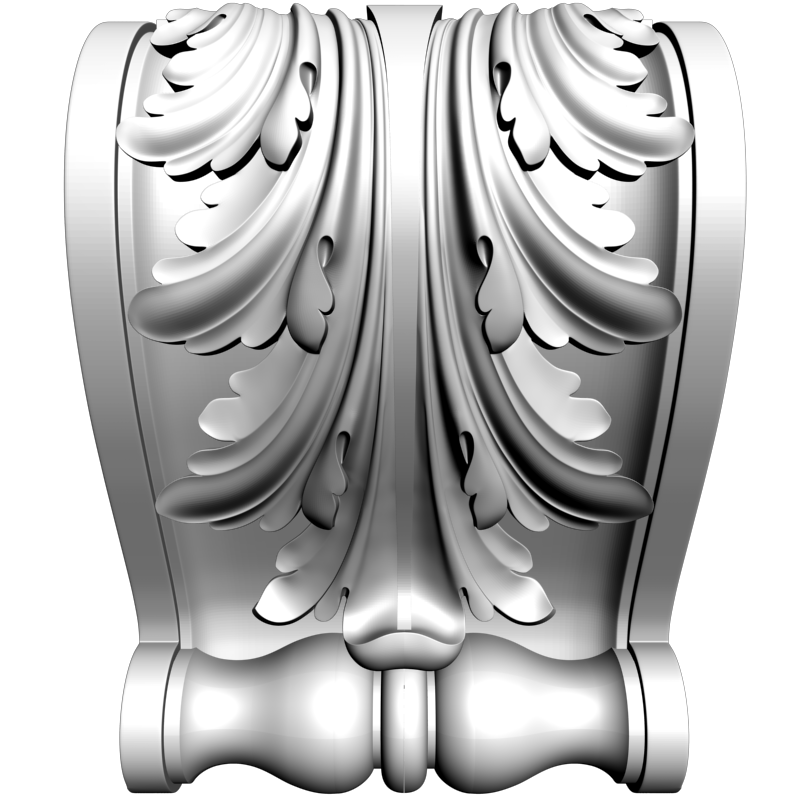картинка Кронштейн резной D9-186 3D-STL.COM