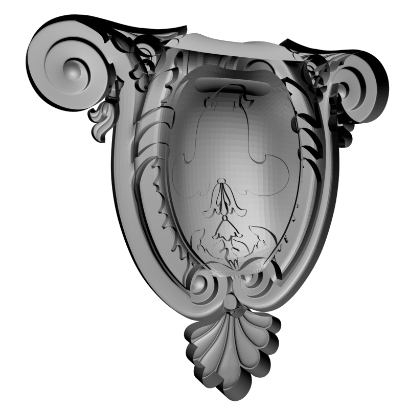 картинка Элемент декора D10-458 3D-STL.COM