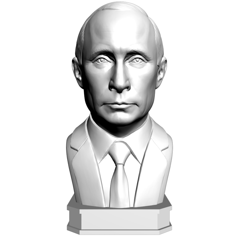 картинка Владимир Путин L2-076 3D-STL.COM