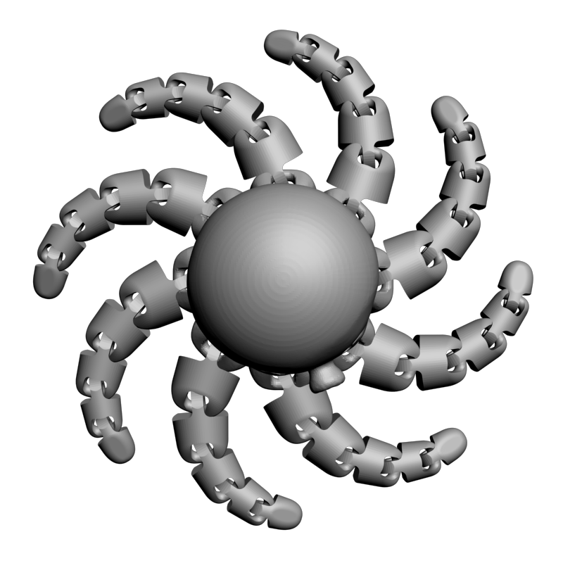 картинка Осьминог PI1-346 3D-STL.COM