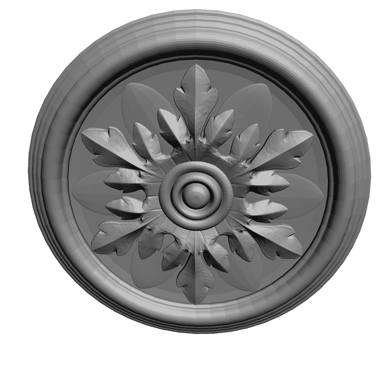 картинка Розетка резная D16-149 3D-STL.COM