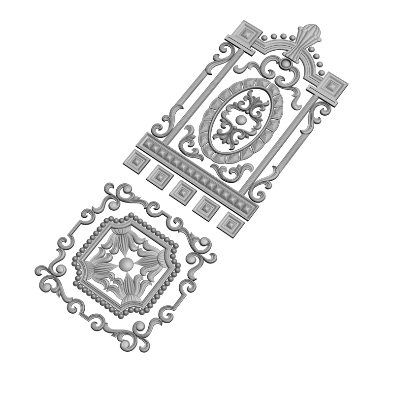 картинка Накладка на двери H3-107 3D-STL.COM