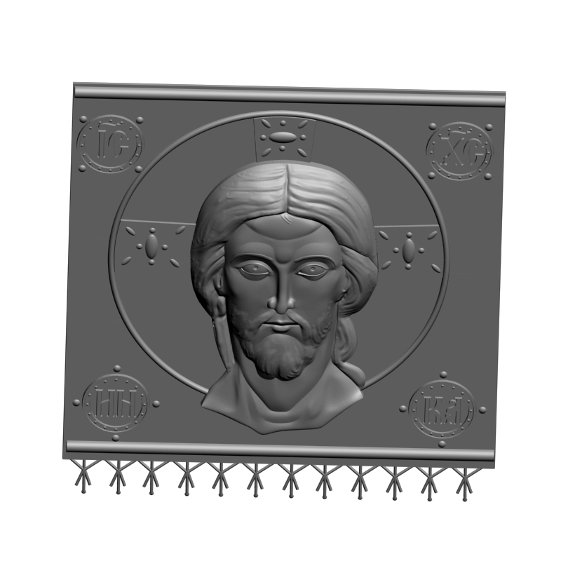 картинка Полотно Иисус Христос V3-485 3D-STL.COM