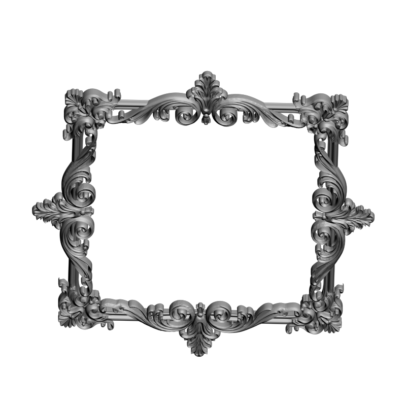 картинка Рамка резная D14-603 3D-STL.COM