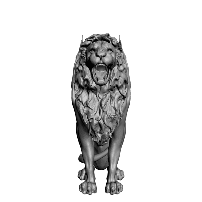 картинка Лев святого Марка V9-045 3D-STL.COM