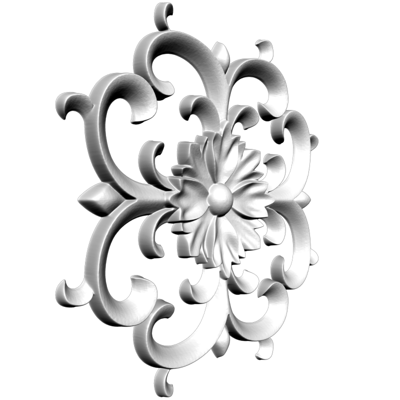 картинка Розетка резная D16-291 3D-STL.COM
