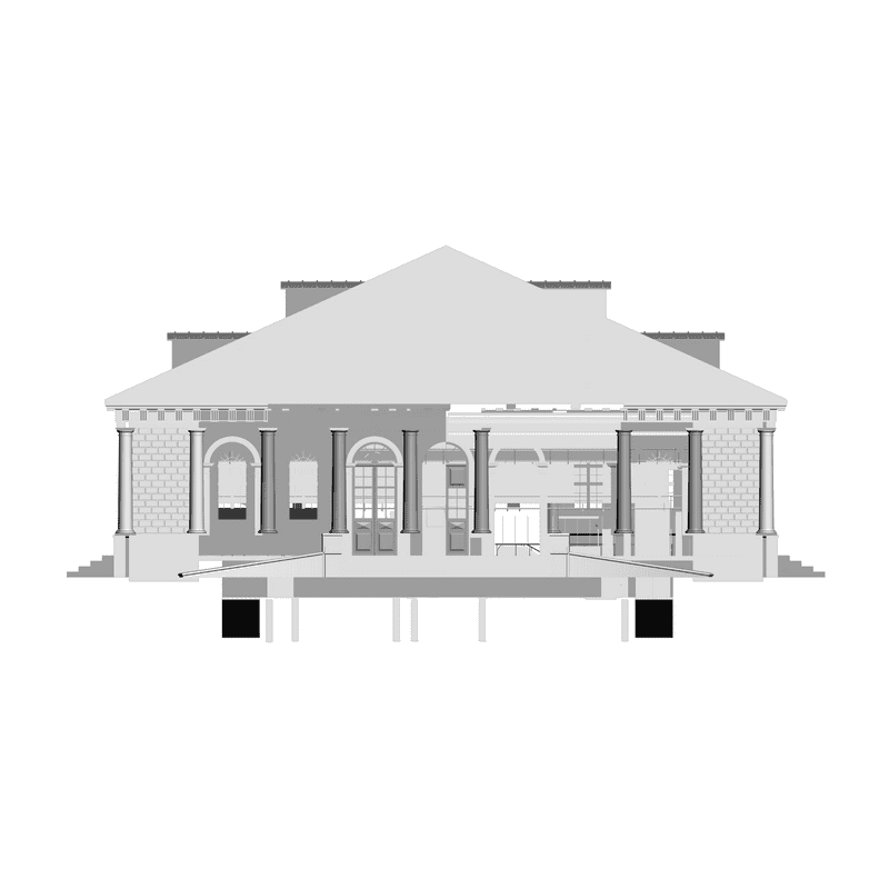 картинка Здание H1-008 3D-STL.COM