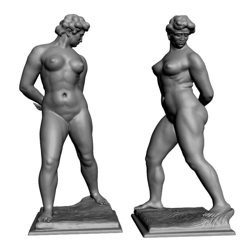 картинка Девушка L3-098 3D-STL.COM