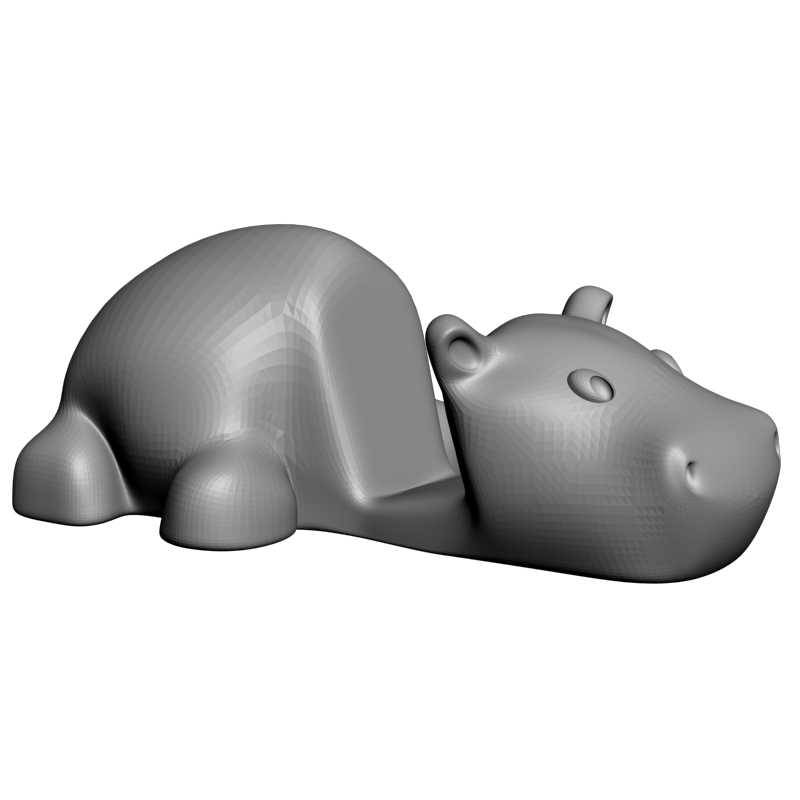 картинка Гипопотам PI1-341 3D-STL.COM