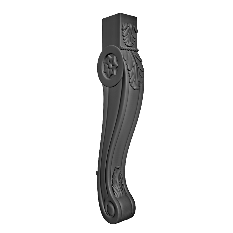 картинка Ножка мебельная M6-103 3D-STL.COM