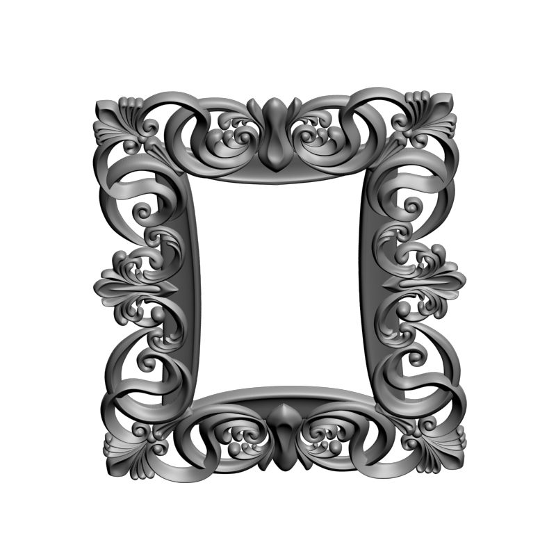 картинка Рама резная D14-538 3D-STL.COM