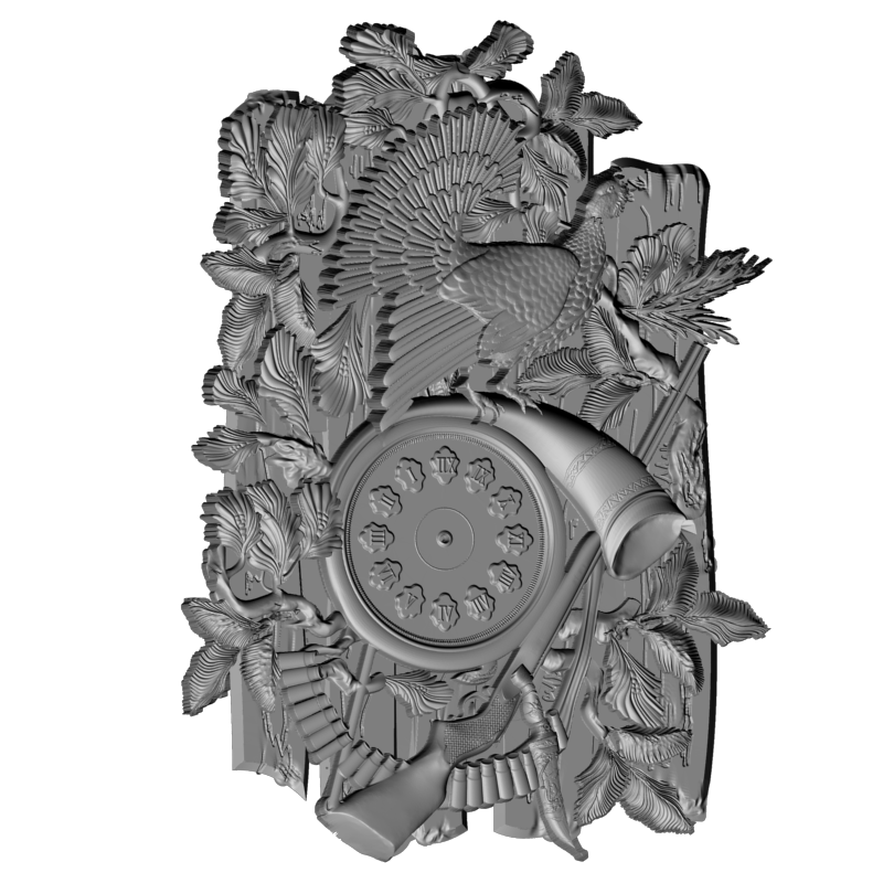 картинка Часы Охотника P3-123 3D-STL.COM