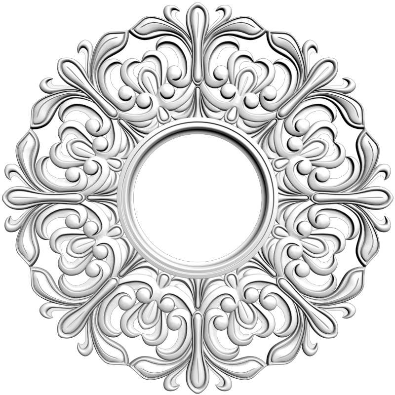 картинка Розетка резная D16-305 3D-STL.COM