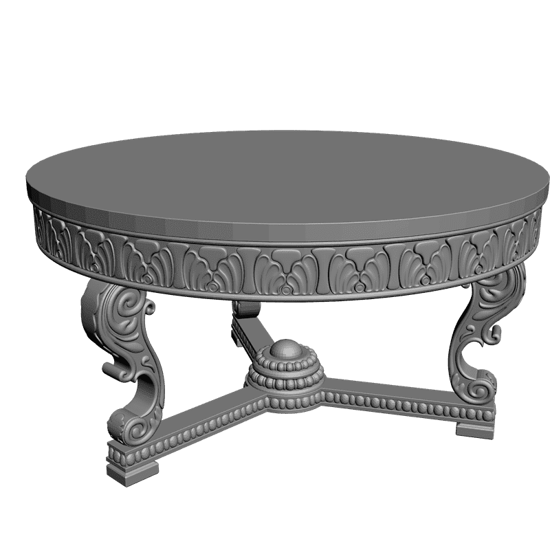 картинка Стол круглый M8-016 3D-STL.COM