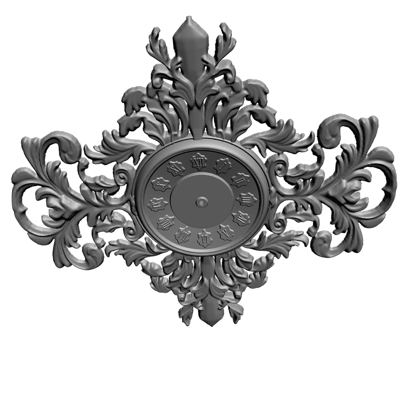 картинка Часы резные P3-022 3D-STL.COM