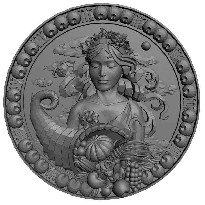 картинка Дева P1-004 3D-STL.COM