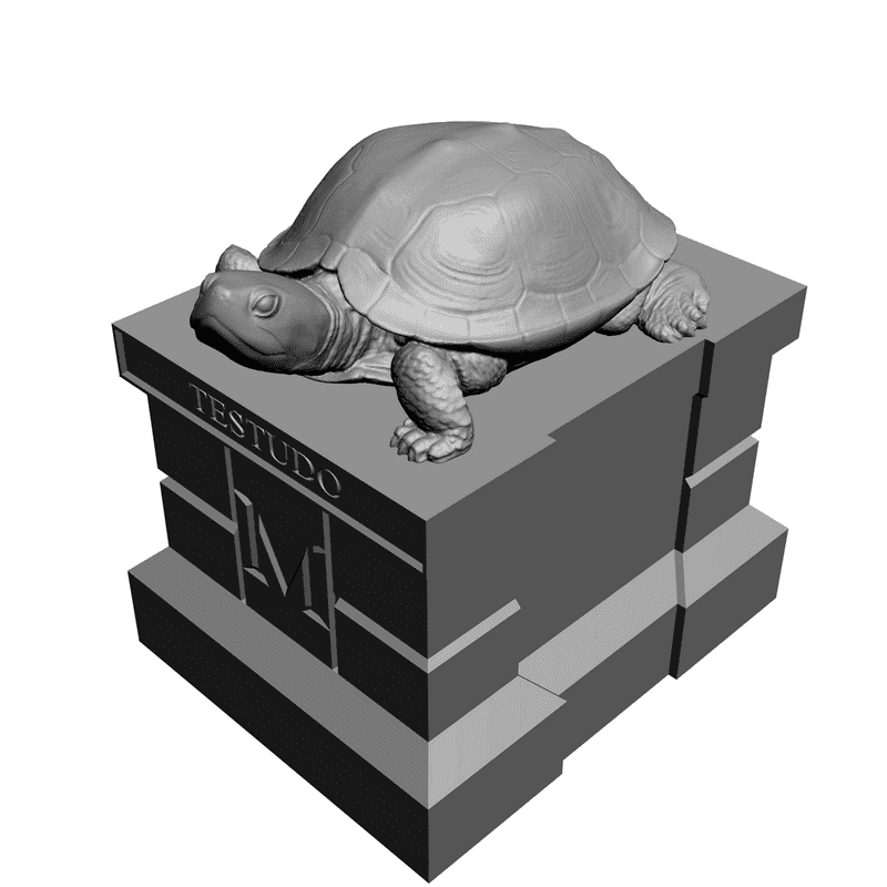 картинка Памятник черепахе H1-011 3D-STL.COM