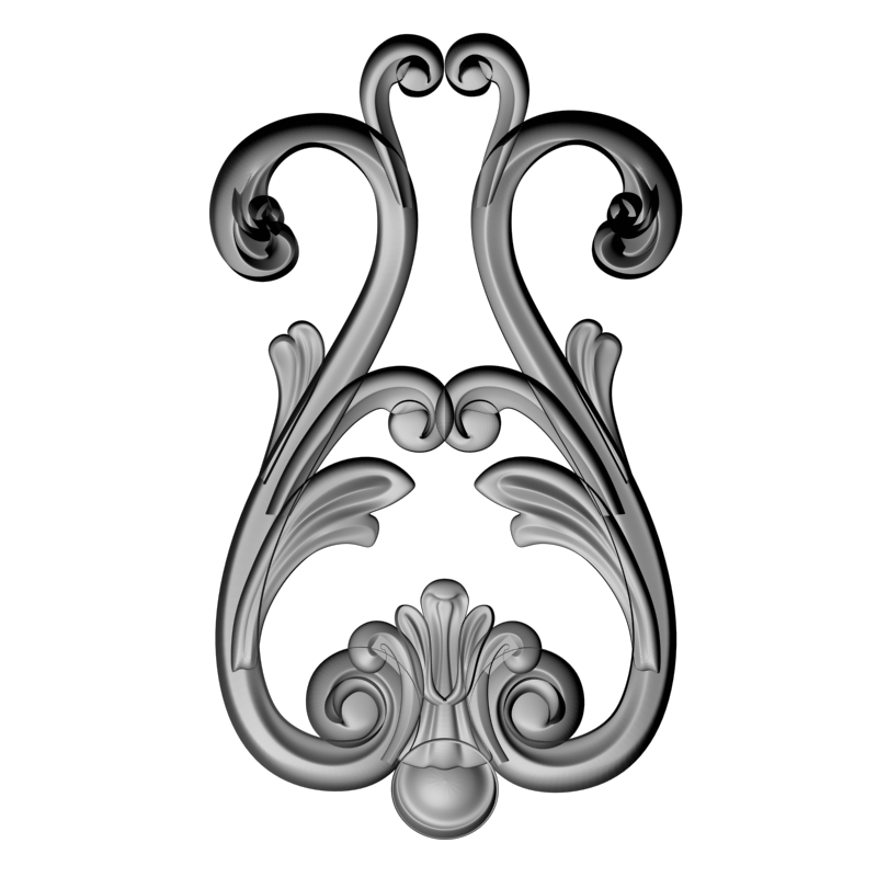 картинка Элемент декора D10-454 3D-STL.COM