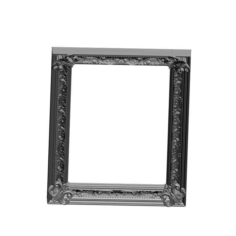 картинка Рама резная D14-555 3D-STL.COM