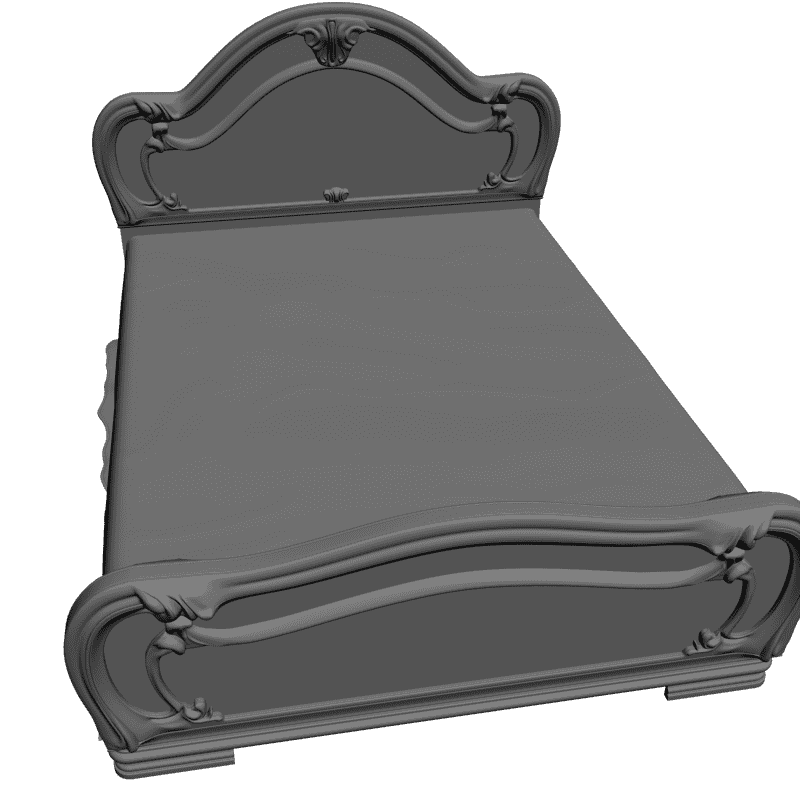 картинка Кровать M4-097 3D-STL.COM