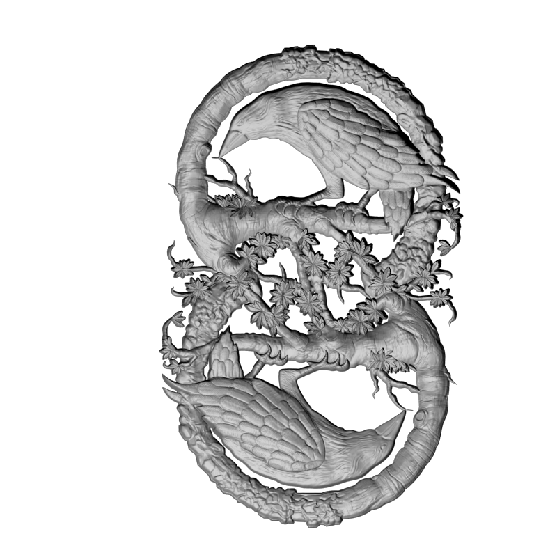 картинка Вороны цзин цзан F3-092 3D-STL.COM