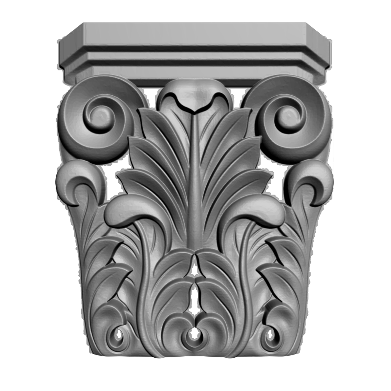 картинка Кронштейн резной D9-215 3D-STL.COM
