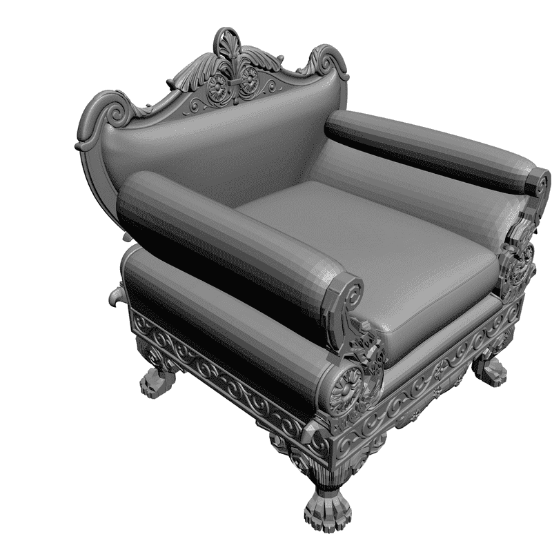 картинка Китайский трон M3-008 3D-STL.COM