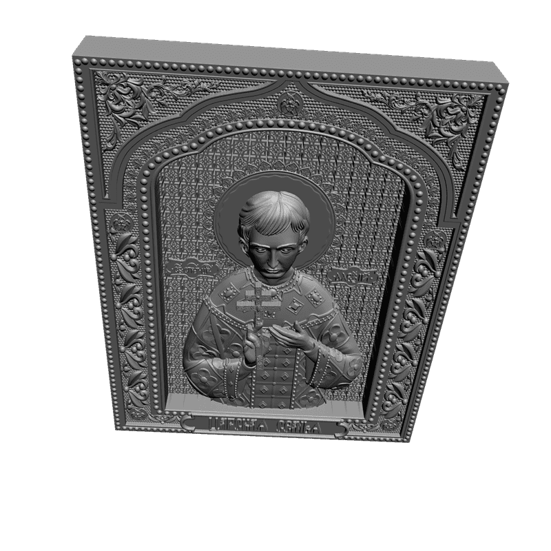 картинка Святой страстотерпец царевич Алексей V3-210 3D-STL.COM