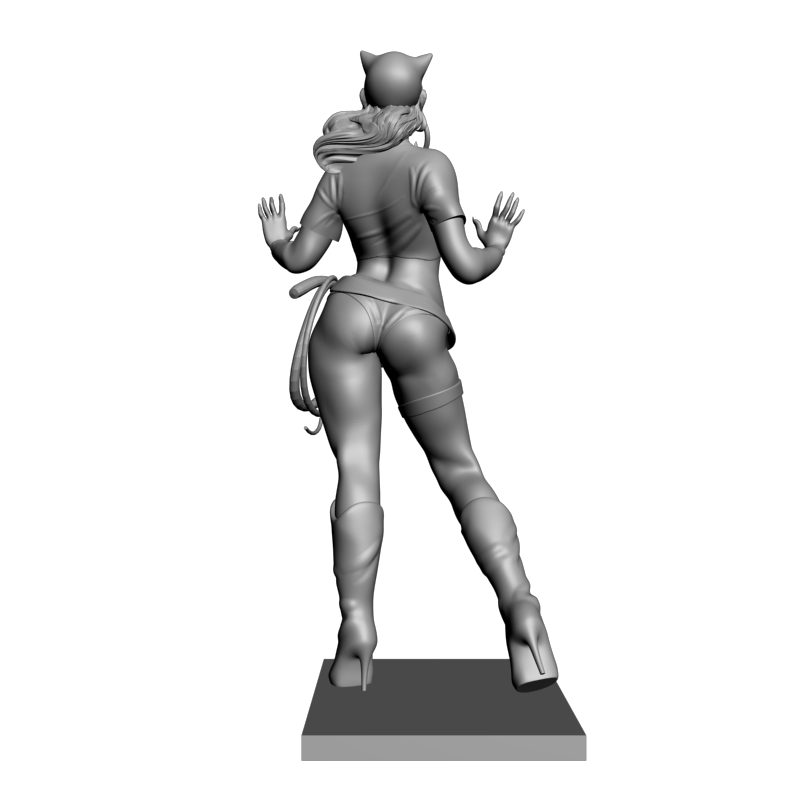 картинка Женщина-кошка L3-423 3D-STL.COM