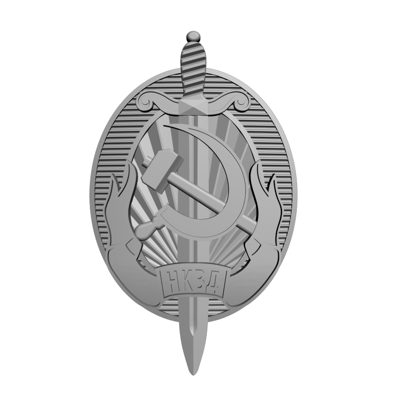 картинка Герб НКВД RG1-119 3D-STL.COM
