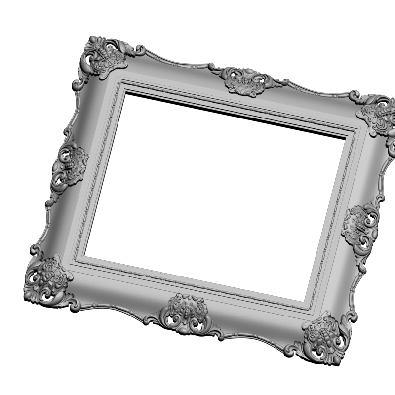 картинка Рама резная D14-543 3D-STL.COM